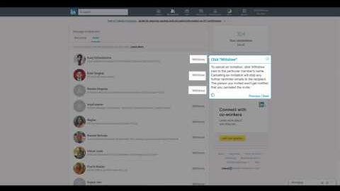 How to Cancel an Sent Invitation on LinkedIn
