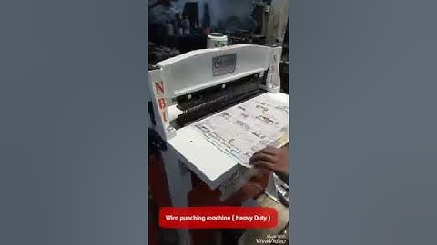 Wiro Binding Machine By Ranbir singh M:-7837817108