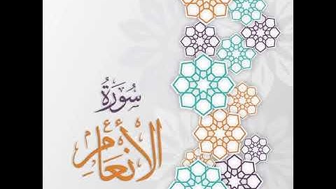 القارئ سعد الغامدي - سورة الأنعام - من الآية 20 إلى الآية 23
