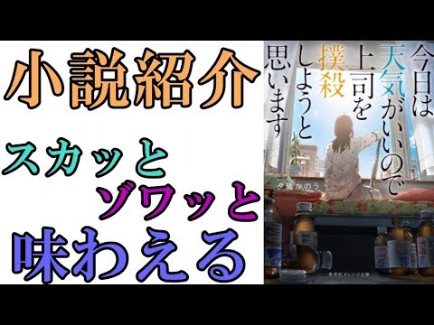 小説紹介 今日は天気がいいので上司を撲殺しようと思います 夕鷺かのう Youtube 小説紹介 今日は天気がいいので上司を撲殺しようと思います 夕鷺かのう Youtube