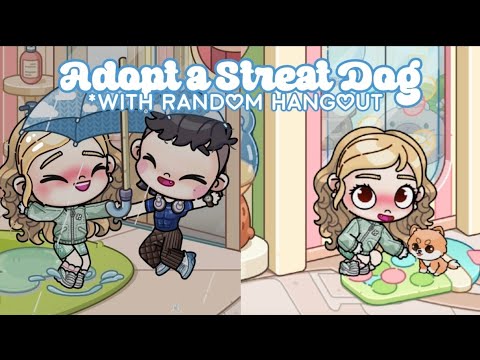 Adopted a street Dog 🐶 | *with voice* | With a Random Hangout ❤️ | Avatar World 🌏