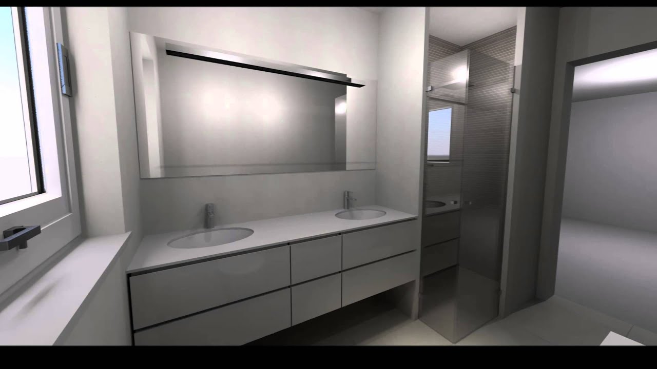 Bad indretning 3d sandfarvede 60x60, pÃ¥ gulv trælook mosaik pÃ¥ ... Badeværelse indretning 3d
