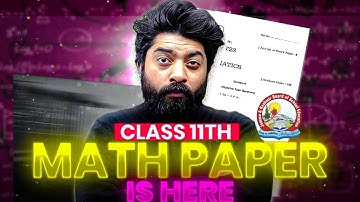 URGENT :;Maths 11th Paper 2025 LE***KED! 😱 | Class 11th JKBOSE