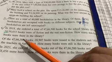 Class 5||Super Math Star||Chapter 2||Addition And Subtraction||Exercise 2.2|| #viral #mathematics