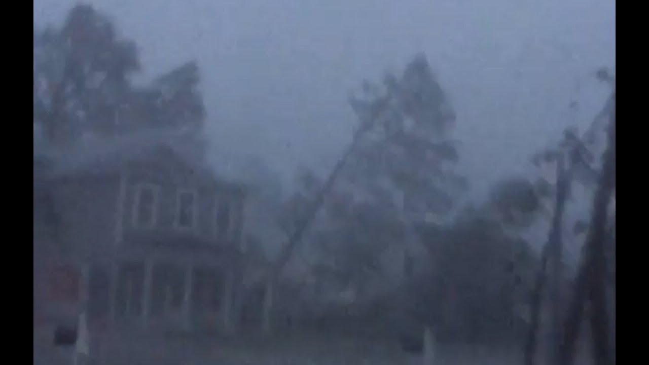 Hurricane Florence hits wilmington and Belhaven, North Carolina