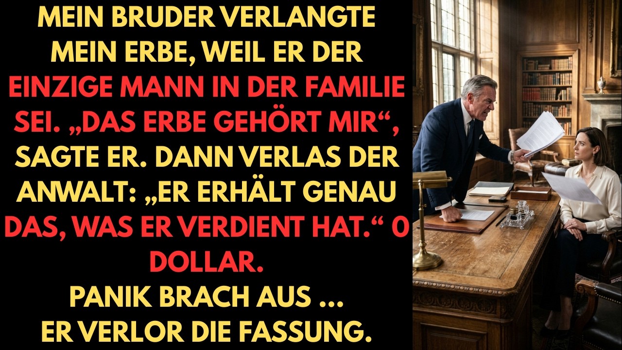 Mijn broer sloeg met zijn vuist op het eikenhouten bureau van onze overleden vader en gooide een stapel juridische documenten in mijn schoot. "Laten we realistisch zijn, Roxy," hoonde hij. "Pa...