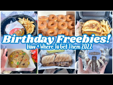 Video: Best Birthday Freebies sa Houston