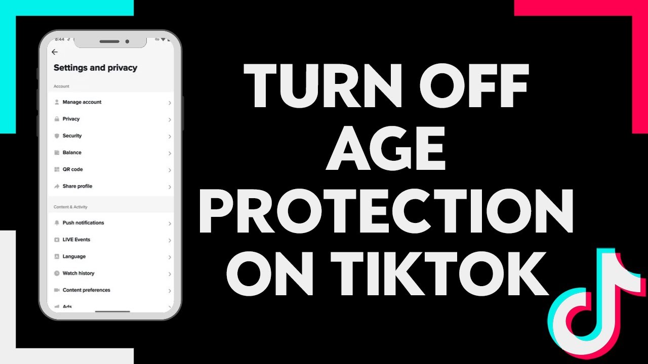 How To Turn Off Age Protection On Tiktok (SIMPLE STEPS)