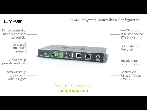 CYP IP-CS7 IP System Controller and Configurator