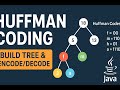 Huffman Coding in Java | Build Huffman Tree, Encode &amp; Decode Strings
