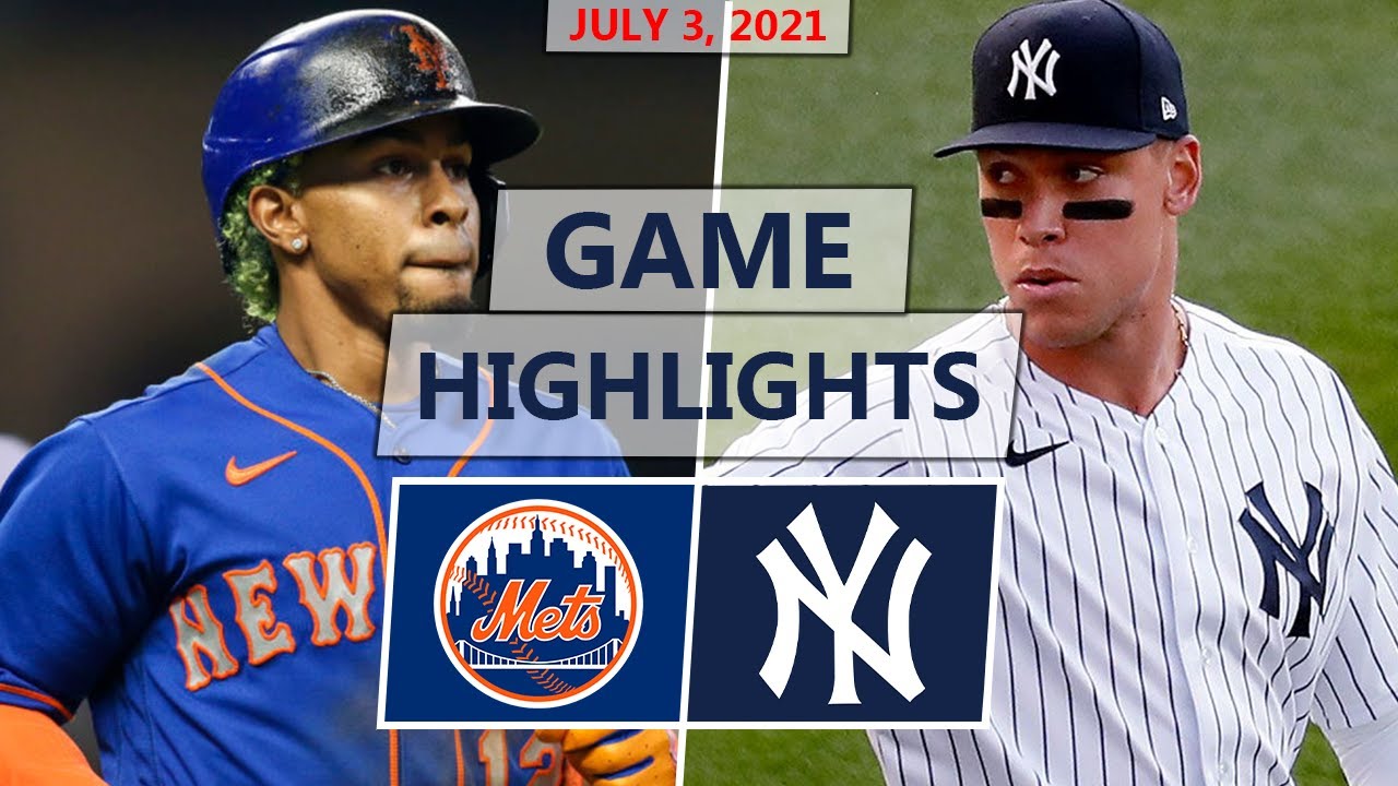 New York Mets vs. New York Yankees Highlights  July 3, 2021 (Walker vs.  Montgomery) 