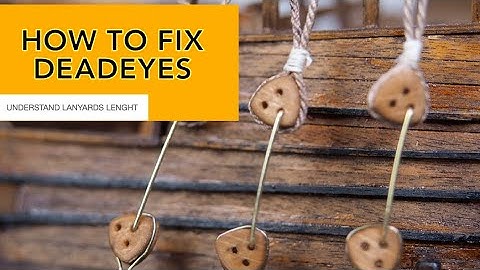 Scheepsmodelbouw - Hoe je deadeyes op dezelfde hoogte kunt verhelpen