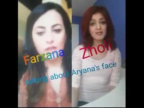 Farzana Naz and Zholi Enayat talking Aaryana Sayeed Face @afghanmedia2970