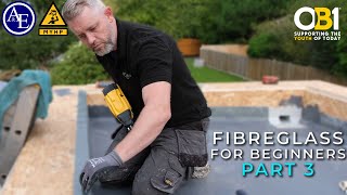 How To Install GRP  Fibreglass Flat Roof Part 3