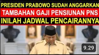 Breaking News Good News About President Prabowos Gift Of Additional Salaries For Civil Servants