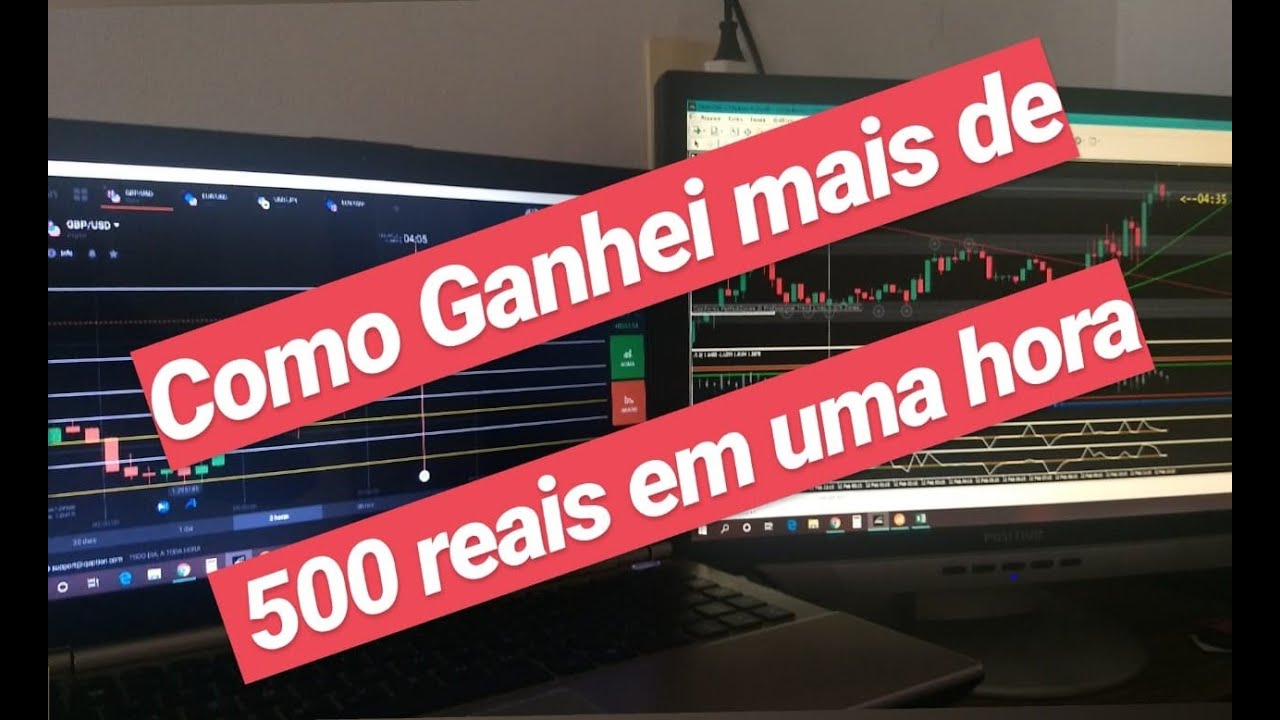 MAIS DE 500 REAIS EM UMA HORA trader op esbinarias YouTube