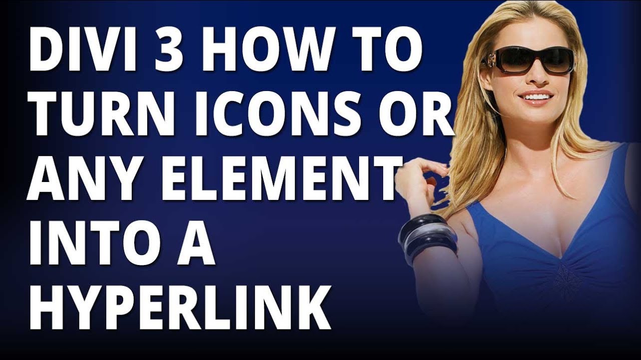 Divi 3 How To Turn Icons or Any Element Into A Hyperlink