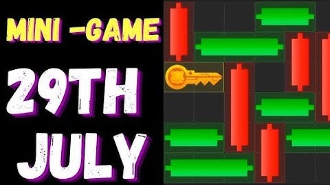 HAMSTER KOMBAT MINI-GAME MADE EASY KEY PUZZLE SOLVED 29th JULY 💹💹
