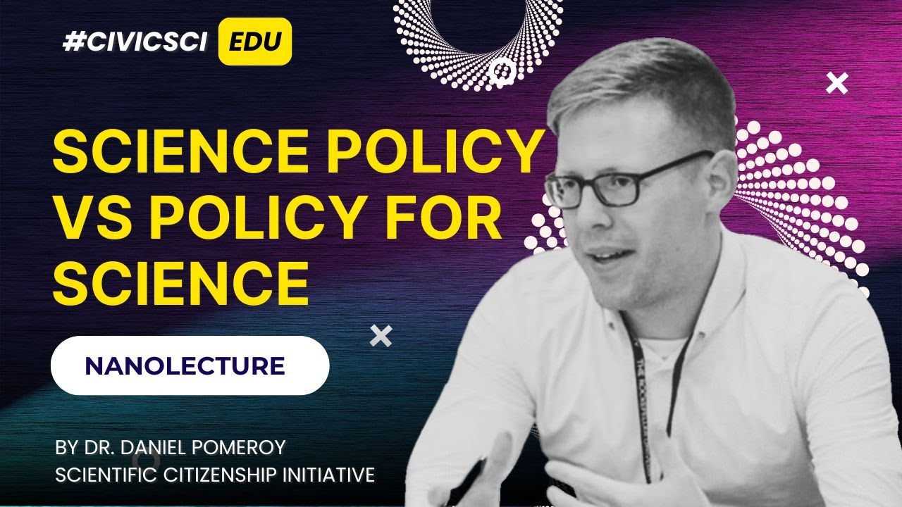 Introduction to Science Policy nanolecture - Definitions, examples, and an excercise