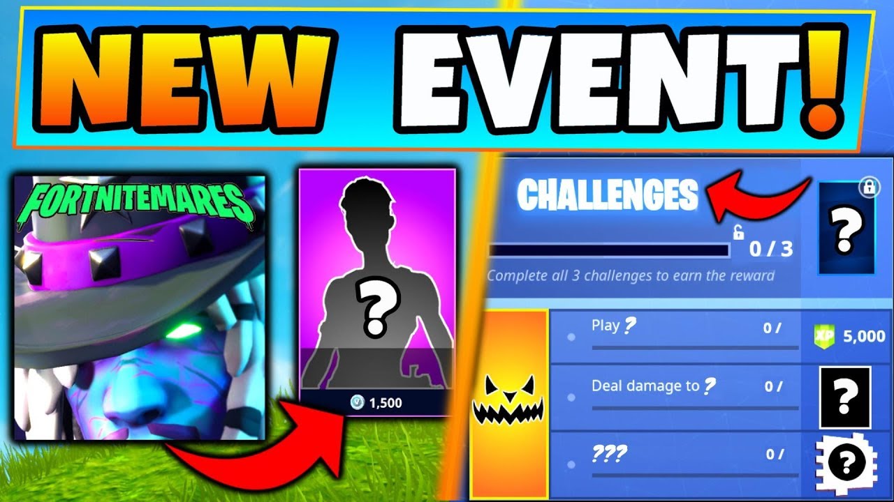 fortnite fortnitemares 2018 new skins new challenges 8 details for battle royale s update - fortnite fortnitemares