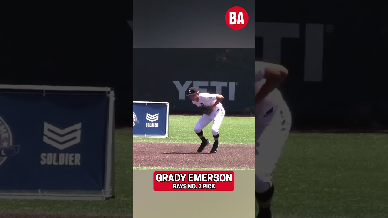 SS Grady Emerson is a Tampa Bay Ray ⚾️