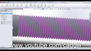 Video Tutorial - Nut & Bolt in SolidWorks - Part 02 - Creating Thread on Bolt & Nut Solidworks Tutorial Simple Nut And Bolt Exercise Real Life Component