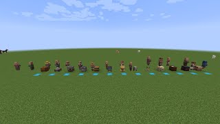 Minecraft 1.15.2:How to get all villager professions