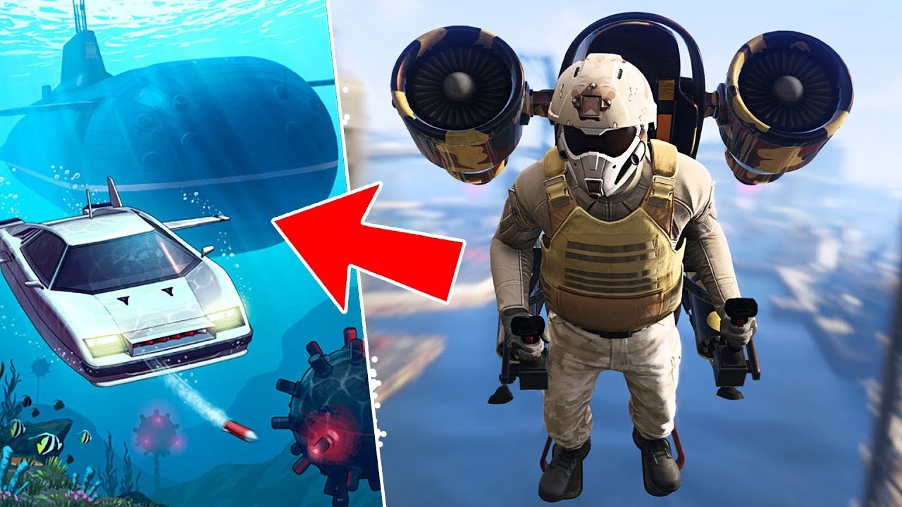 GTA 5 DLC THE DOOMSDAY HEIST SUBMARINE UNDERWATER CAR ACT 2 