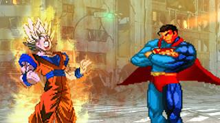 Goku (Ssj1) VS Superman  // MUGEN