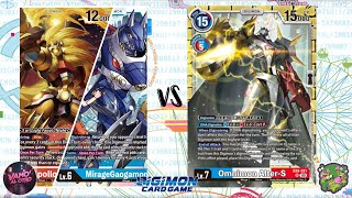 DIGIMON TCG: Local match Galaxy (Red/Blue) vs Omnimon Alter-S (Blue/Red) | OOPS!