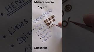 Mehndi Class -1 #mehandi #viral #shortsviral #shorts screenshot 2