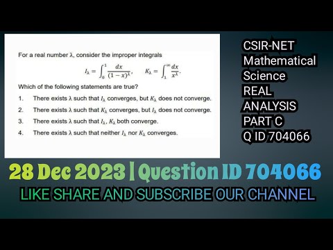 CSIR-NET Mathematics Dec