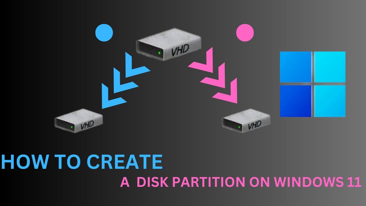 how to partition hard disks in windows 11 - YouTube