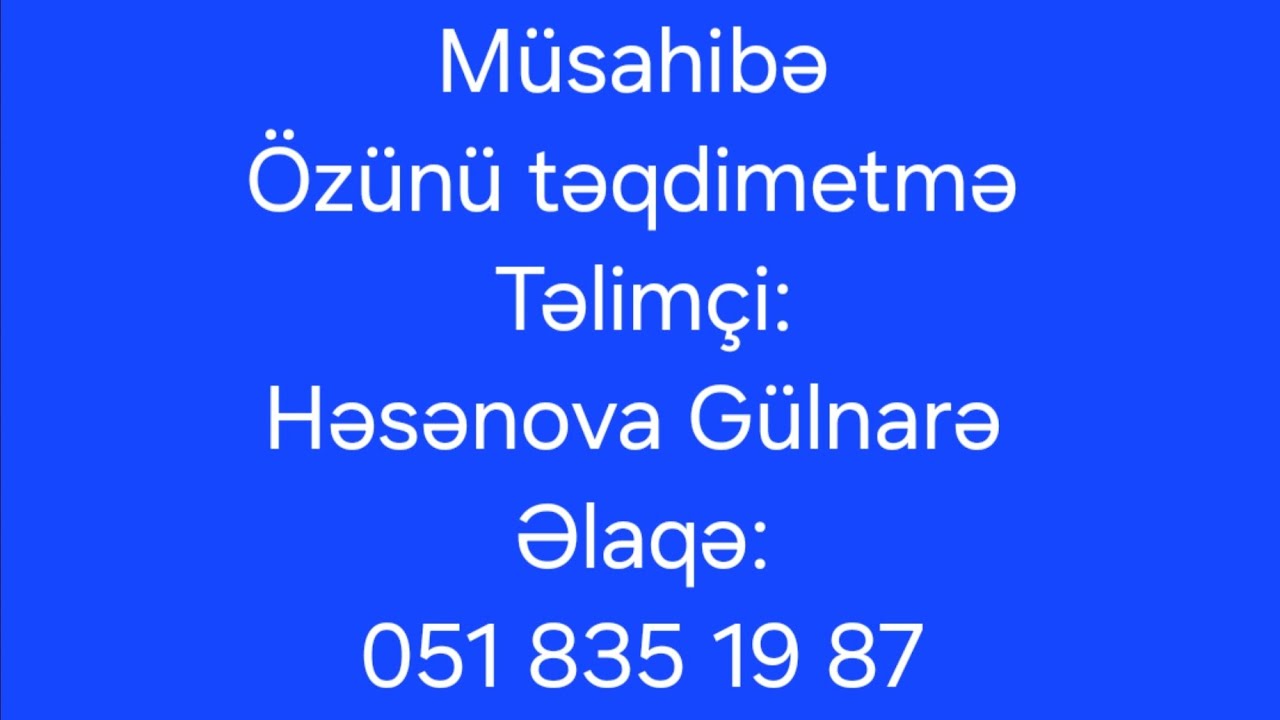 Özünü təqdimetmə