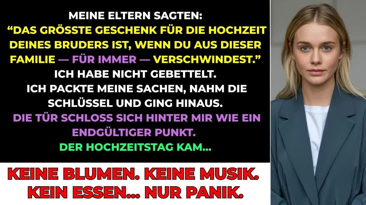 Ich habe 10.000 Euro gespart und meine Träume begraben, um die Hochzeit meines Bruders zu planen. Eine Woche vor dem Ja-Wort saß ich am Esstisch meiner Eltern, als mein Bruder höhnisch forderte:...