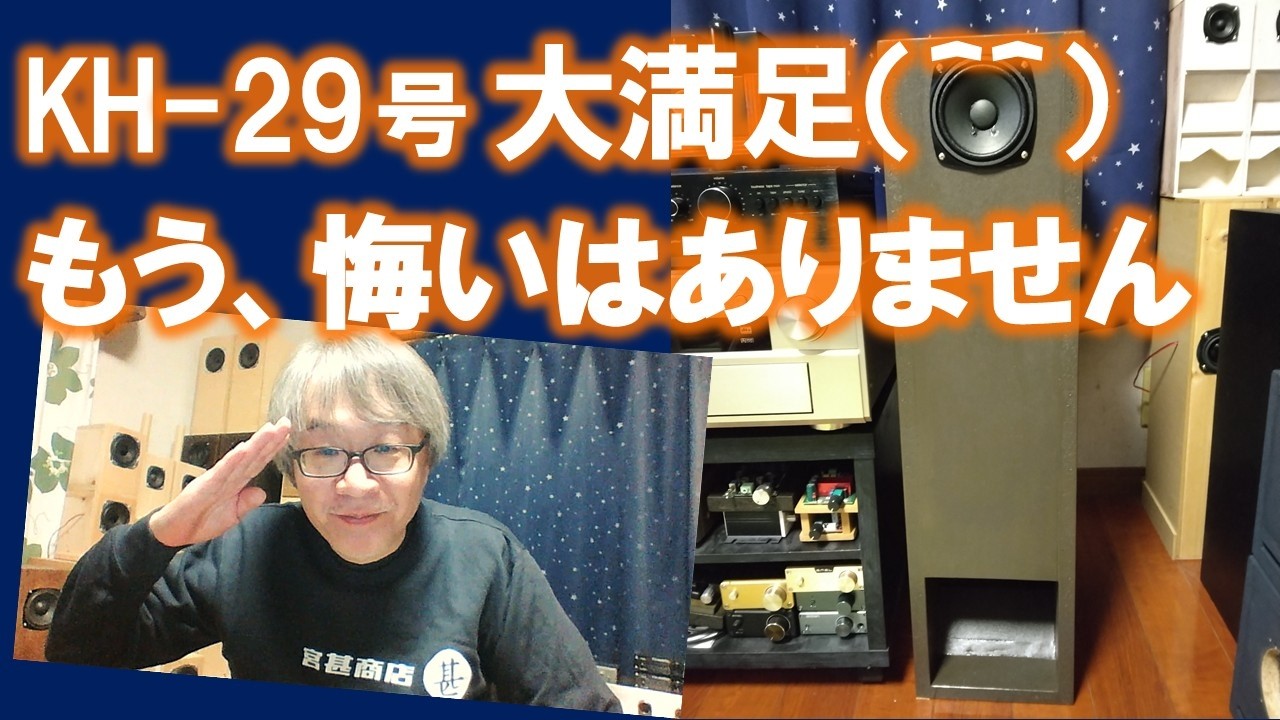 Another World, But Realistic Sound] 10cm Backloaded Horn KH-29