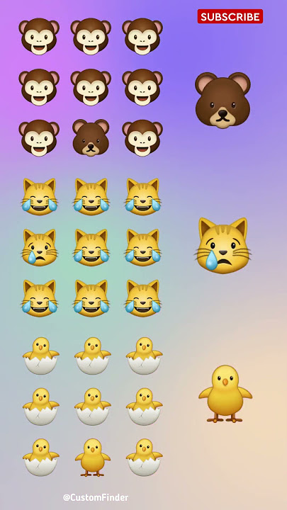 Find 4 Different Emojis in 5 Seconds! 🧠⏱️ #shorts #braingames
