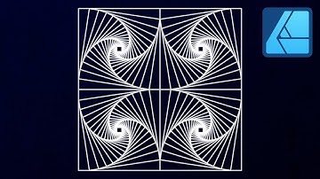 How to Create a Square-based Geometric Line Art Figure in Affinity Designer