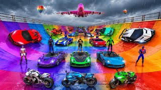 Superhero Mega Ramp Car Racing Game - Android Gameplay HD screenshot 5