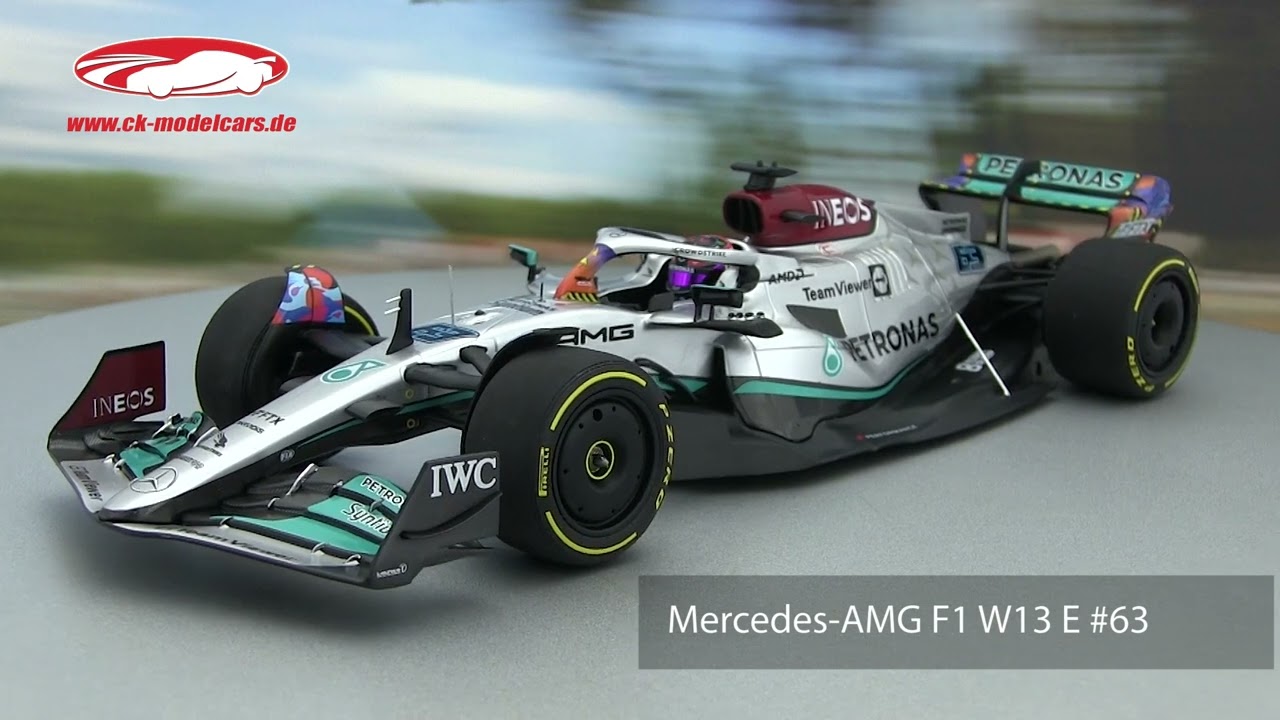 Mercedes-Benz AMG reveals W13 race car for 2022 F1 season