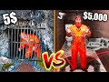 $5 Vs $5,000 Prison ESCAPE *Budget Challenge*