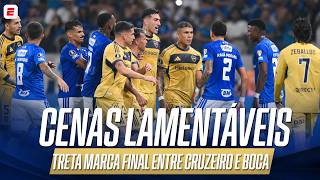 CENAS LAMENTÁVEIS! TRETA ABSURDA MARCA O FINAL DE CRUZEIRO X BOCA JUNIORS PELA LIBERTADORES