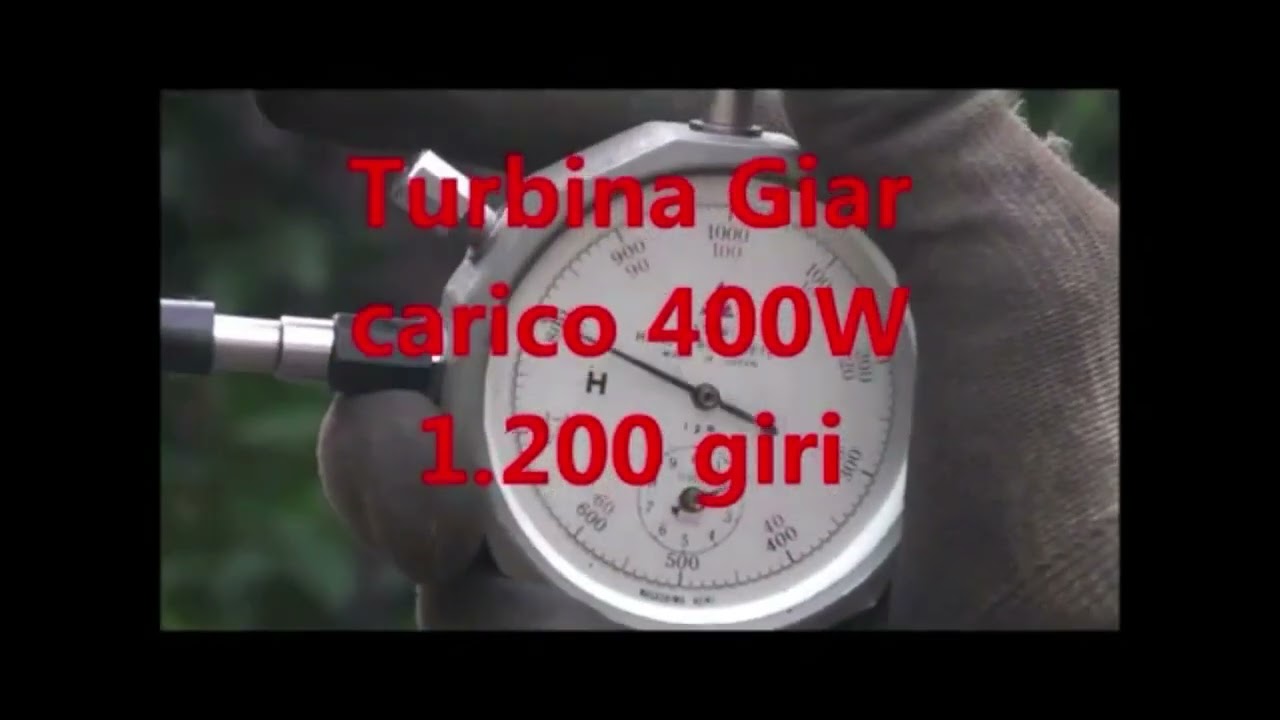 ► Turbina GIAR vs Turbina Wells - Prove sperimentali comparative in galleria del vento (Feb 2013)