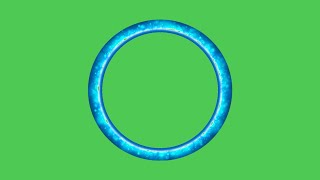 Pop Up Circle Green Screen Animation