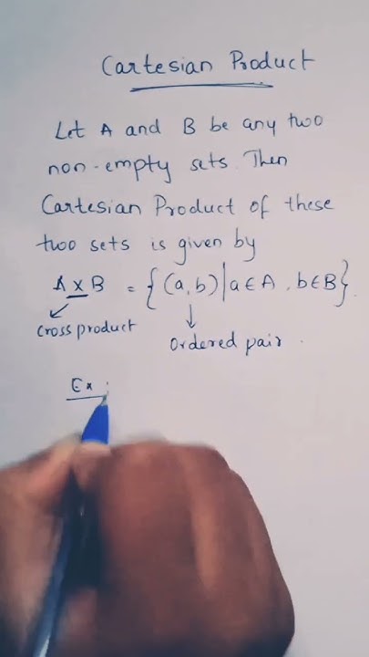 Cartesian Product / Cross Product / SimplyDoMaths / Mathematics ...