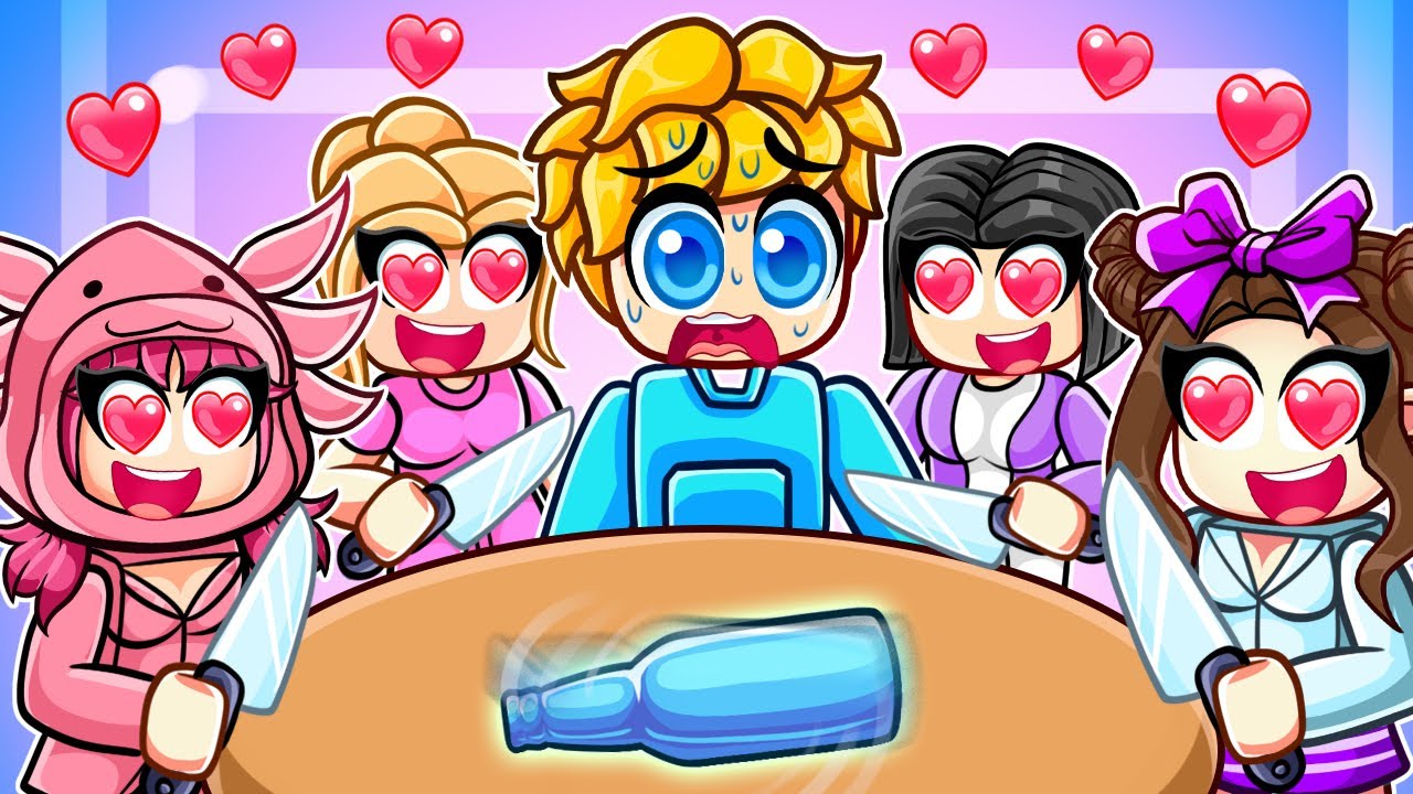 Ich habe Flaschendrehen mit mein VERRÜCKTEN Fan Girls gespielt in Roblox!