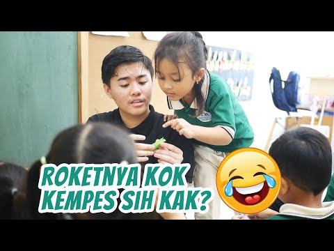 Serunya Adik-Adik PAUD Terpadu Kalirejo Luncurkan Roket Sama Diordean