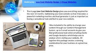 Low Cost Web Design | Cheap Website Design | WebCanny