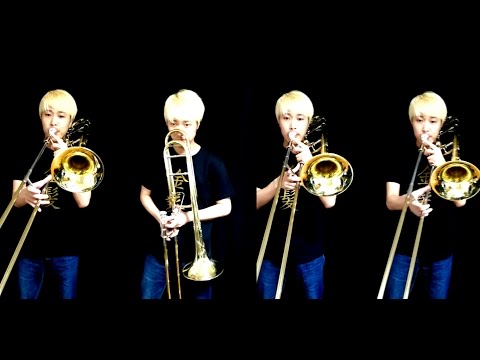 【となりのトトロ】トロンボーン4重奏【AKI-C】