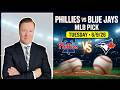 Philadelphia Phillies vs Toronto Blue Jays – MLB Pick l Tuesday 6/9/26 l Vernon’s Best Bets & Picks